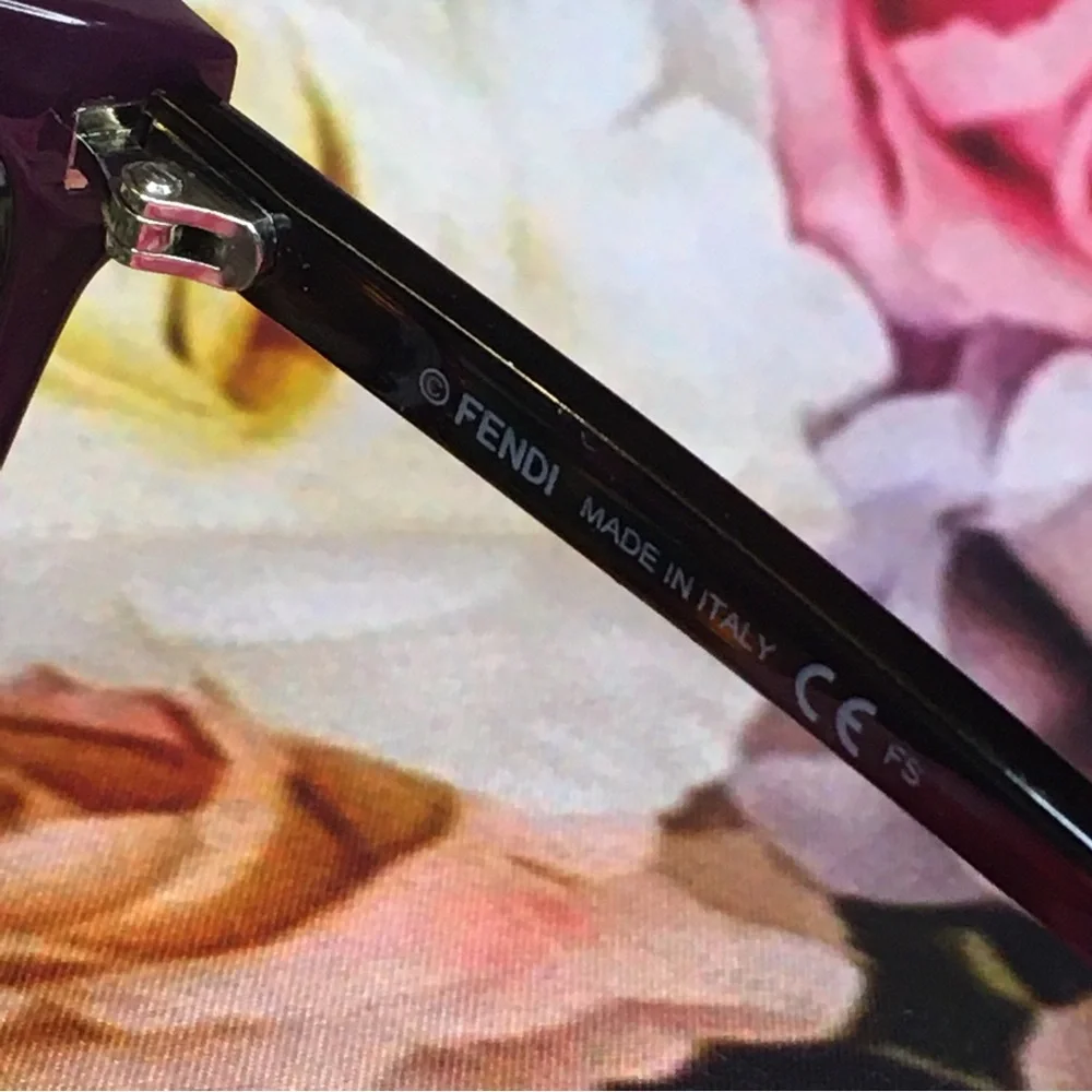Fendi Dark Havana Black & White acetate large frames glasses FF 0251 086 140 new